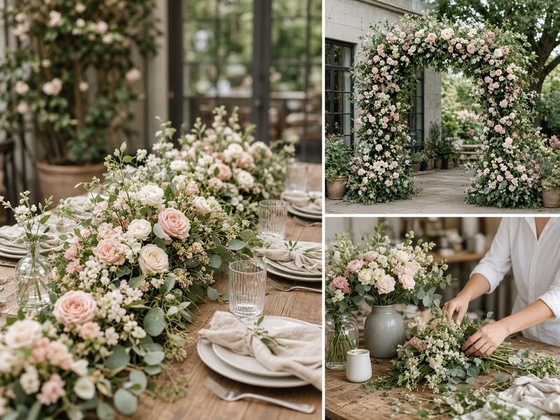 Event florals at Tiranjowar Florals