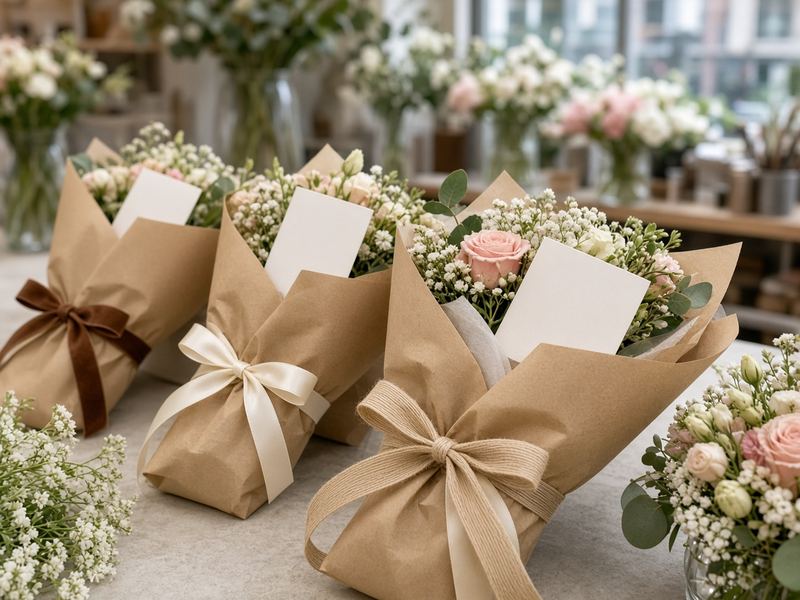 Gift wraps at Tiranjowar Florals